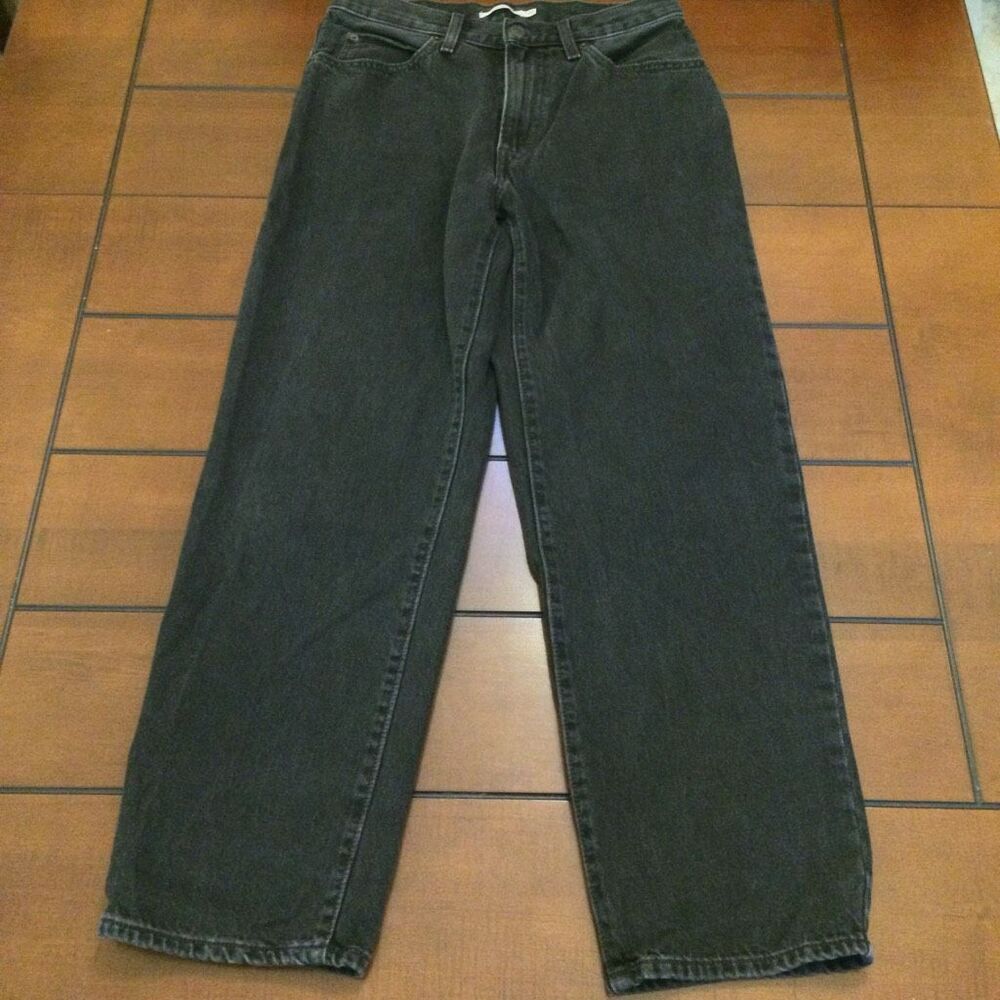 Levi’s 94’ baggy jeans 28 black womens